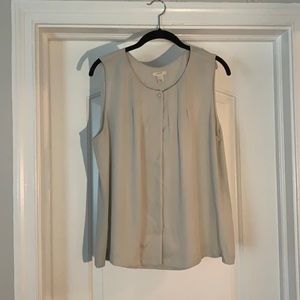 Gently used pale grey J Crew top